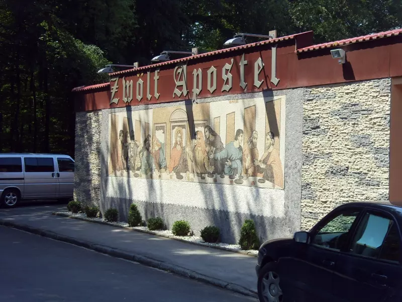 Restaurant 12 Apostel in Hilden, Aufnahme aus dem Besuchsbericht von 2011