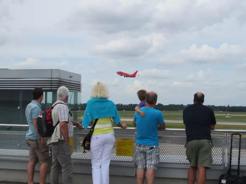 Besucherplattform Flughafen Düsseldorf
